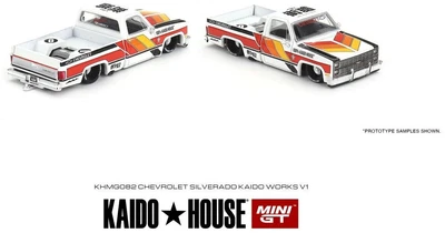 Mini GT KHMG082 Kaido House Chevrolet Silverado KAIDO WORKS V1 Die Cast 1/64 - Immagine 1 di 3