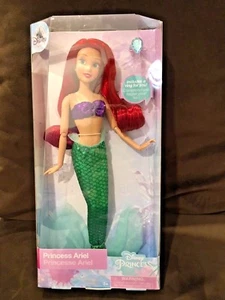 Ariel Classic Doll with Ring - The Little Mermaid - 11 1/2'' Disney Store - Picture 1 of 4