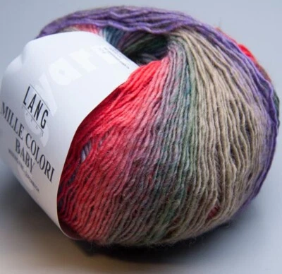 Lang Yarns Mille Colori Baby 51 - LL 190m / 50g - Nadelstärke 3 - - Bild 1 von 2