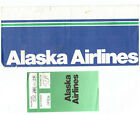 Alaska Airlines Passenger Ticket & Baggage Check Juneau Seattle 24th Oct 1980