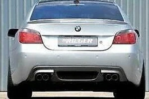 Rieger BMW E60 E61 5 Serie Hinter Schürze Spoiler Für M Technik Bumper Im Primer - Bild 1 von 1