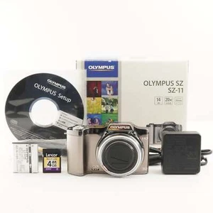 OLYMPUS SZ-11 Silver In Box With 4GB SDHC Card Digital Camera from Japan #5331 - Picture 1 of 14