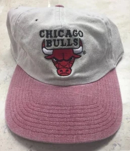Vintage NBA 90’s Deadstock NWT Strap Back Hat Cap Twins Chicago Bulls VTG New - Picture 1 of 1
