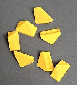 7-Lego Brillante Naranja Claro Pendiente 45° 2 x 1 Triple con Soporte de Perno Inferior 15571 - Imagen 1 de 1