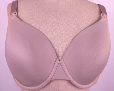 Sujetador de lactancia Motherhood Intimates RN 79913 beige nailon con aros talla 36 D (23) Foto 1 de 4