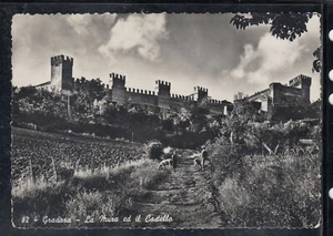Cartolina Gradara La Mura ed il Castello ANIMATA MA8 - Picture 1 of 1