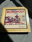 Monopoly Board Game - Historical Edition 2001 Wood case - STILL IN PLASTIC!