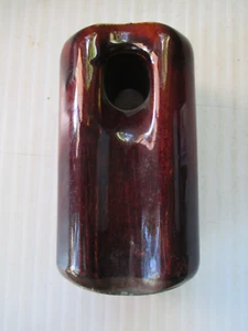 Vintage Large Brown Ceramic Insulator - Picture 1 of 4