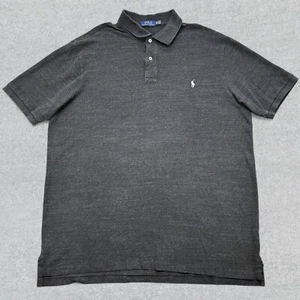 Polo Ralph Lauren Shirt Men's 2XLT Tall Gray Short Sleeve Polo Golf Modern - Picture 1 of 10