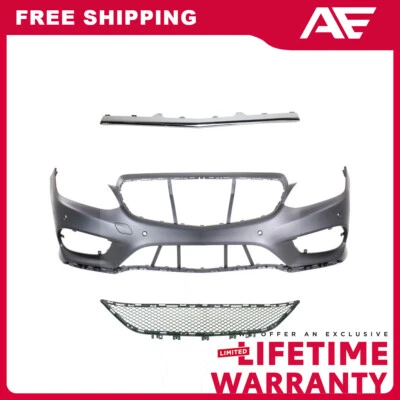 Kit de cubierta de parachoques delantero para Mercedes Benz E400 E350 E250 E550 2014-2016 Foto 1 de 4