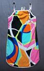 Fabletics Abstract Dress Women's Size Ss Small Multicolor Strappy
