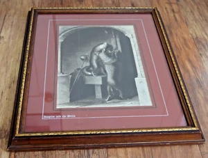 Antique Victorian Etching Illustration Reynard Fox Heinrich Leutemann C19th - Picture 1 of 9