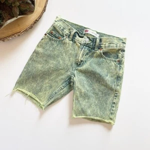 • Levi 511 Slim Neon Denim Cut-Off Shorts • Size 10 - Picture 1 of 5