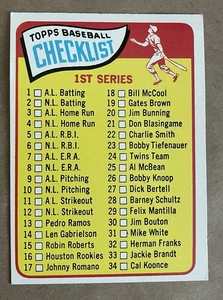 1965 TOPPS #79 LISTA DI CONTROLLO EX C1 - Foto 1 di 2