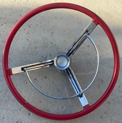 FORD THUNDERBIRD STEERING WHEEL CHROME TRIM KIT 1961-1963 61-63 OEM #3 - Image 1 of 4