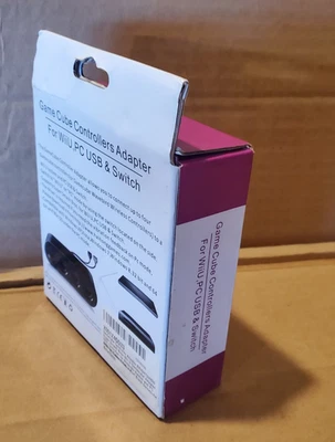 Nuevo Adaptador de 4 Puertos Controlador GameCube para Nintendo Switch, Wii U y PC Foto 1 de 2