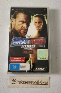 WWE Smack Down vs Raw 2009 - Sony PSP Game *W/ Manual - AUS - VGC* - Picture 1 of 3