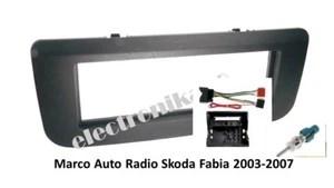 Marco de montaje Soporte auto-radio Skoda Fabia roomster 2007> + cableados fakra - Imagen 1 de 1
