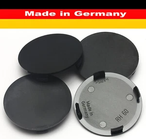4x Nabenkappen Außen 60 mm Innen 55 mm Felgendeckel RH , Artec schwarz RH60 - Bild 1 von 2