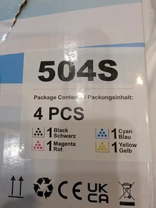 Neu 4er Pack 504S Tonerkartuschen für Samsung Sl-C1860FW Sl-C1810W CLX-4195 - Bild 1 von 6