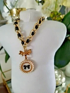 Teacup Dog Puppy Designer Pearl Necklace Choker Yorkie Maltese Poodle Pomeranian - Picture 1 of 3