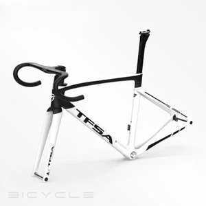 Full Carbon Fiber Road Bike Frameset Thru Axles 100*12mm 142*12mm Disc Brake - Picture 1 of 38