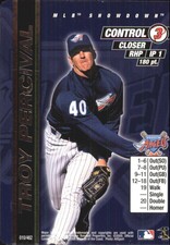 2000 MLB Showdown Unlimited #10 Troy Percival - NM-MT