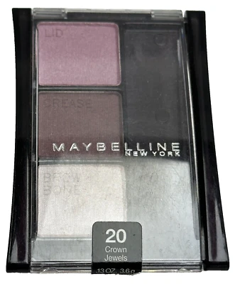 Maybelline Expert Wear Eyeshadow Trio 20 Crown Jewels New Open Brush Not Good - Image 1 of 2