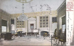 Philadelphia PA Independence Hall Room Declaration of Independence 1907 - Picture 1 of 2