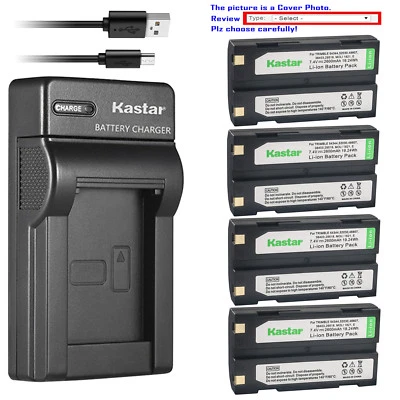 Cargador delgado de batería Kastar para D-Li1 Ei-D-Li1 Trimble 5800 HP PhotoSmart 912XI Foto 1 de 4