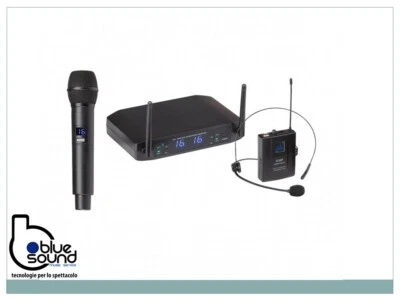 SOUNDSATION WF-U216HP Sistema a Radiomicrofono Doppio UHF con 16+16 Canali  - Immagine 1 di 4