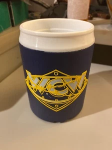 WCW - Bill Goldberg - Can Cooler - Coozie, Koozie - 1999 - Vintage - Bleu Marine - Photo 1/3