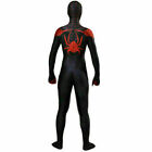 Kids/Adult Miles Morales Amazing Spiderman Costume Boy Cosplay Party Zentai Suit