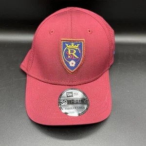 New Era youth Red Real Salt Lake Embroided Logo Thirty Fitted Cap Stretch - Picture 1 of 5