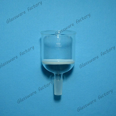 350mL,24/40,Glass Buchner Funnel,3# Coarse Filter,Ground Joint 24/40,Lab Glass - Image 1 of 4