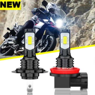 Lâmpadas de farol de LED 2 peças para Suzuki Vstrom 1000 2014-2016 2018 2019 H7+H11 - Imagem 1 de 4