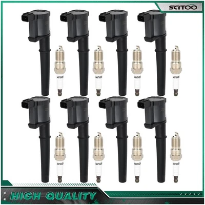 林肯飞行员点火线圈火花塞 4.6L 2003-05 导航员 5.4L 2000-04 — 第 1/4 张图片