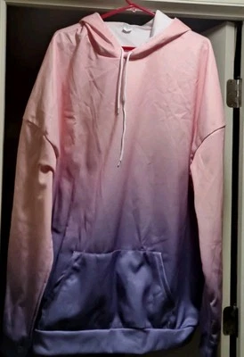 Mujer Rosa/Blanco Dos Tonos Poliéster Talla 3X Nuevo Foto 1 de 3