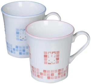 Taza par Miffy Dick Bruna "Miffy Mosaic Art" (en caja de regalo) 260 ml azul y rosa - Imagen 1 de 3