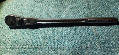 De colección. Craftsman EE. UU. Trinquete Cabeza Flexible 3/8"- 44815 VVY ¡Liberación Rápida 11.5" OAL! Foto 1 de 4