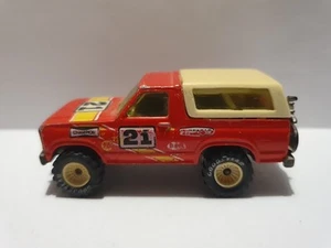 Hot Wheels - Real Riders - Ford Bronco 4WD - #21 (B - 1980 - Malaysia - Damaged - Picture 1 of 10