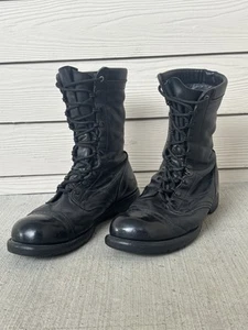 Corcoran Jump Boots Mens US 11.5 Black Vintage Military Paratrooper 10 Inch USA - Picture 1 of 9