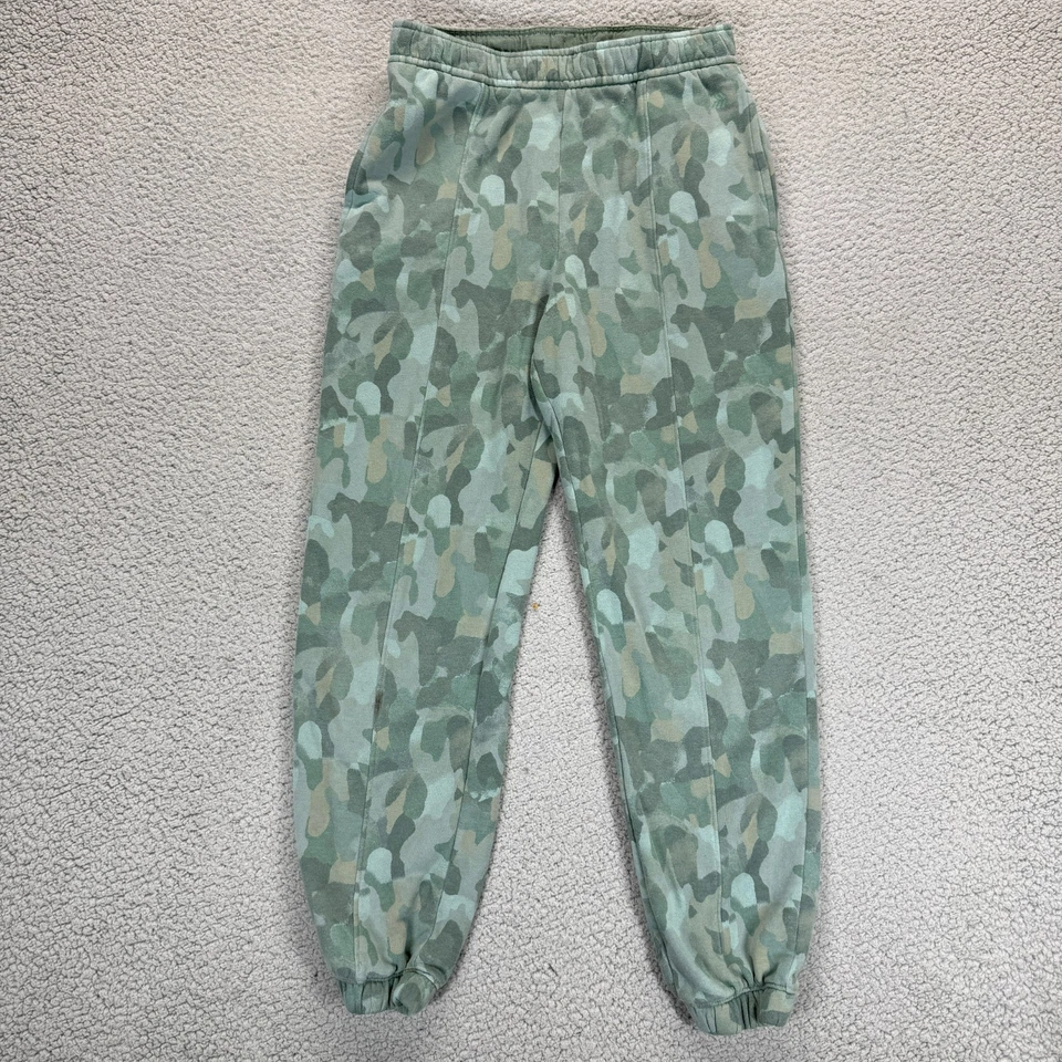 Pantalones deportivos All In Motion verdes para niñas talla 14 XL camuflados de lana con cordón Foto 1 de 4