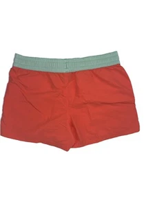Patagonia Girls' Costa Rica Baggies Shorts Coho Coral Green Trim XXL 16-18 NWOT - Picture 1 of 6