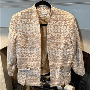 Chaqueta Emma James Estampado Beige y Crema Talla 12 - Imagen 1 de 5