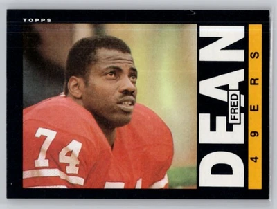 1985 TOPPS #153 FRED DEAN SAN FRANCISCO 49ERS - Imagem 1 de 2