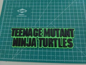 Teenage Mutant Ninja Turtles TMNT movie logo 3D printed color wall mount display - Picture 1 of 3