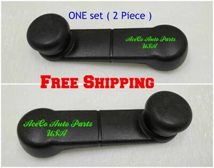 For 92-96 FORD F150 F250 F350 Inside Window Crank Handles Manual 2Pcs 1992-1996 - Picture 1 of 10