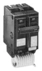THQL31WY15 - General Electric Plug-In 240V 15A 2 pole circuit breaker 10kA@240V - Picture 1 of 3