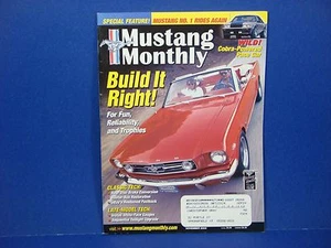 Mustang Monthly,November 2003,Build It Right!Cobra Powered Pace Car M2398 - Imagen 1 de 1